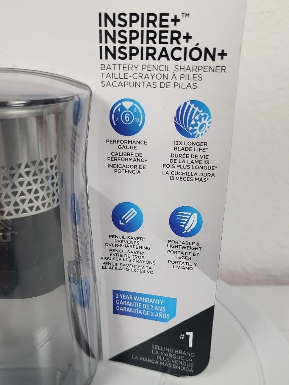 X-ACTO inspire+ battery
